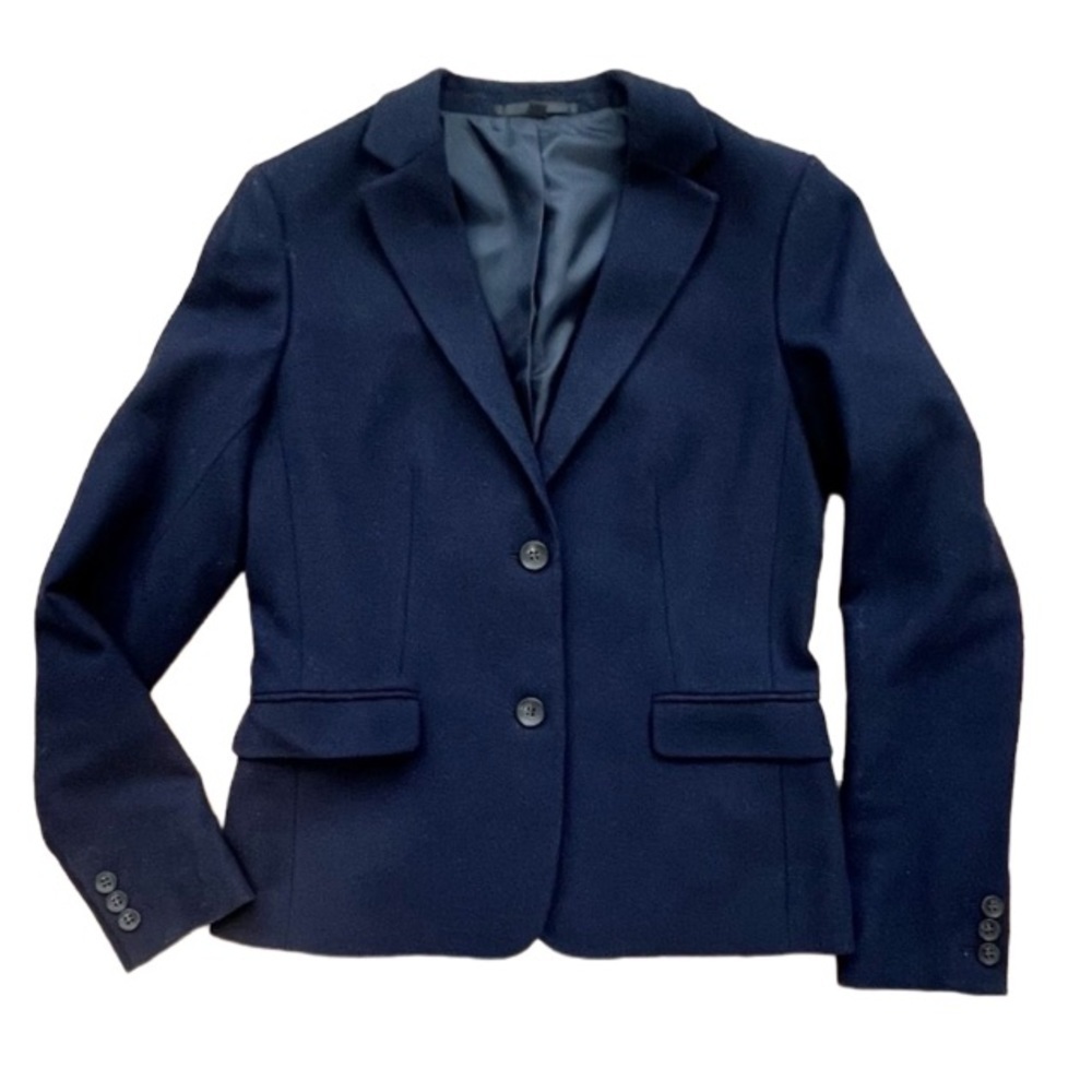UNIQLO Navy Wool Blend Navy Blazer sz. Small